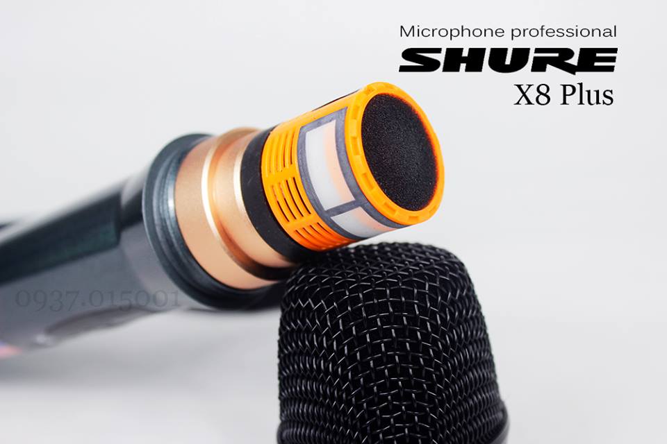 đầu mic shure X8 Plus