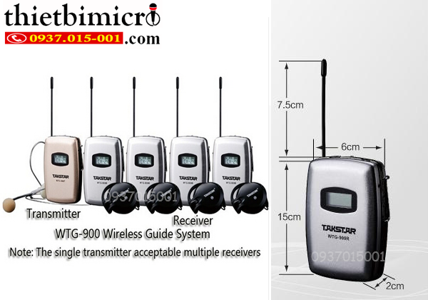 máy Takstar WTG900 nhỏ gọn