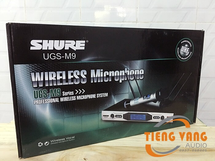 hộp micro không dây Shure VP A9 hộp micro không dây Shure VP A9