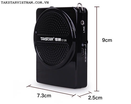 Kích thước Loa trọ giảng Takstar E126