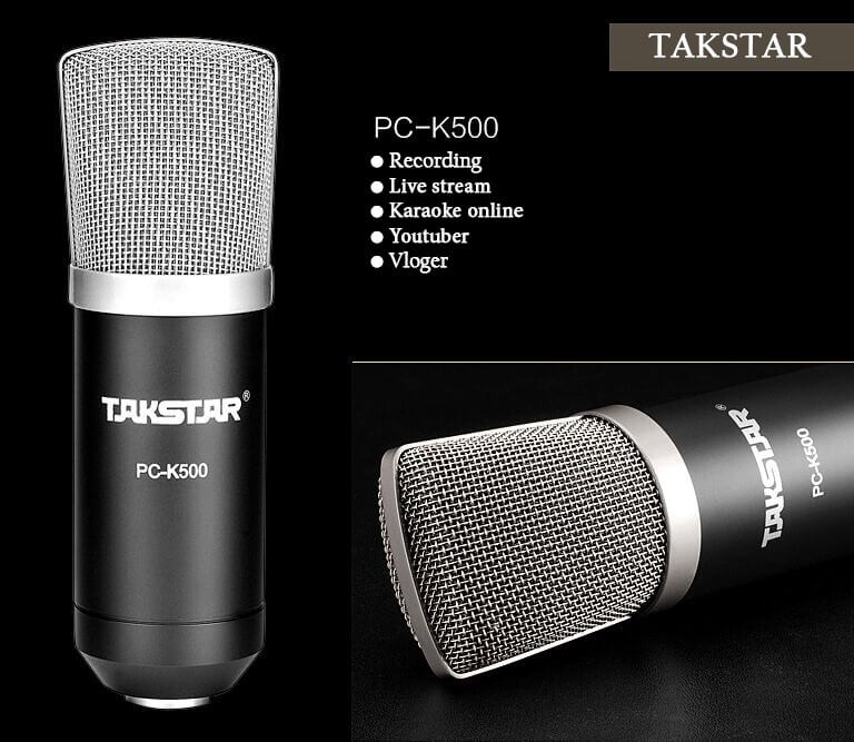 Micro thu âm Takstar PC-K500 cao cấp Micro thu âm Takstar PC-K500 cao cấp