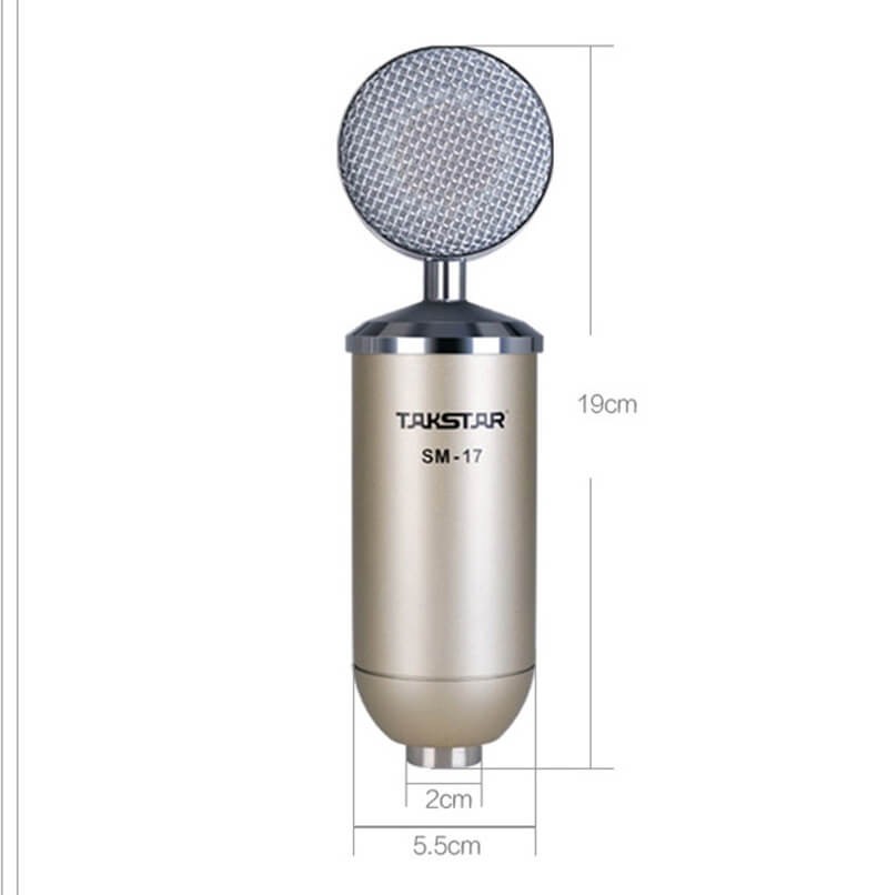 Micro thu âm takstar SM-17 giá rẻ gò vấp