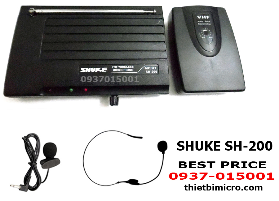 Micro cài áo không dây Shuke SH-200