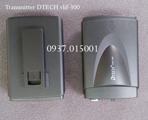 bộ phát micro cài áo không dây Dtech VHF300