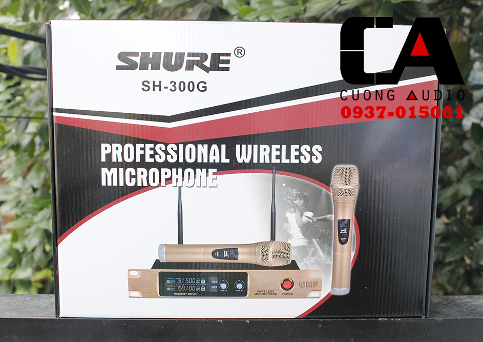 hộp micro không dây Shure SH300G