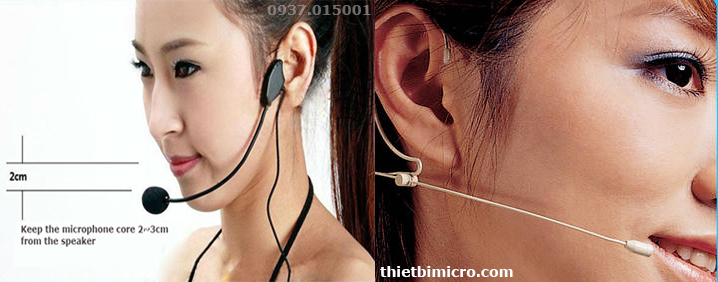 Cách đeo micro đeo tai không dây