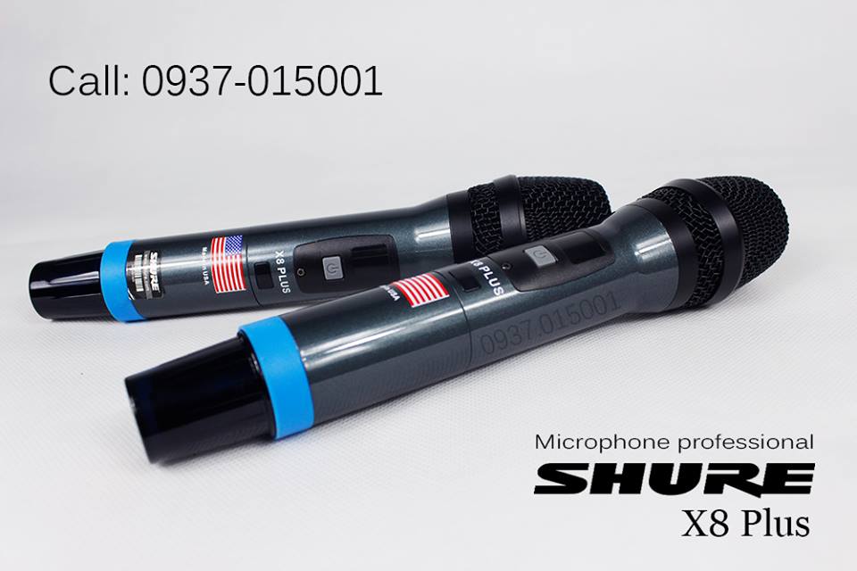 mic shure X8 Plus