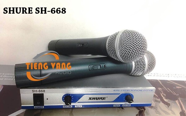 Micro không dây Shure SH-668 giá rẻ