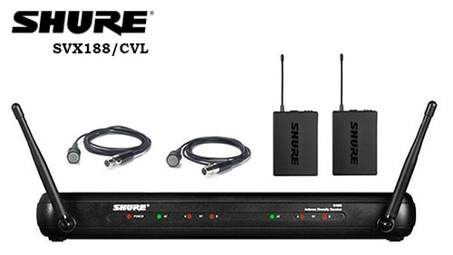 Micro cài áo Shure SVX-188-CVL chính hãng