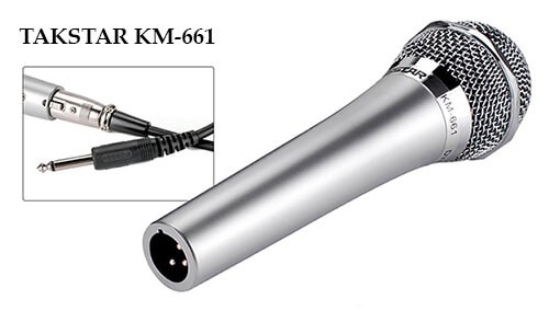 Micro có dây KM-661 karaoke giá rẻ