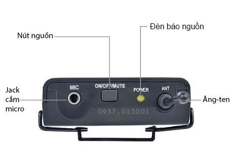 Bộ phát micro cài áo Takstar SGC-100W Bộ phát micro cài áo Takstar SGC-100W