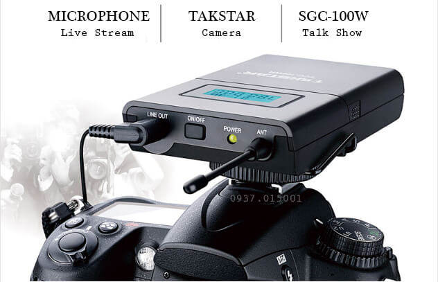Micro thu âm cài áo Takstar SGC-100W Micro thu âm cài áo Takstar SGC-100W