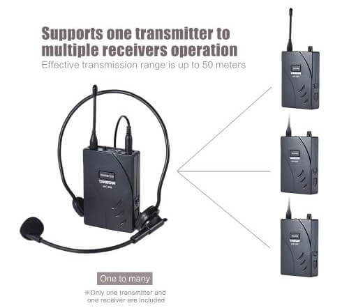 Hệ thống micro phiên dịch Takstar UHF-chính hãng