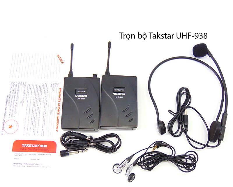 Trọn bộ micro Takstar UHF-938