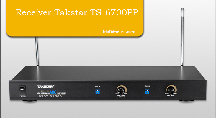 Bộ nhận tín hiệu micro không dây cài áo Takstar TS-6700PP