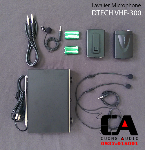 micro đeo tai không dây Dtech VHF300